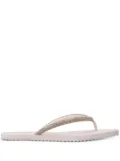 Michael Kors Jinx crystal-embellished flip-flops - Neutrals