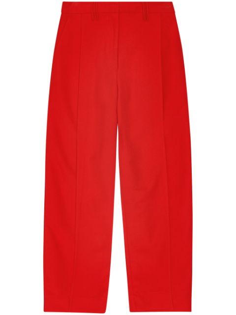 GANNI pleated wide-leg trousers Women