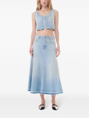 GANNI Denim Skirts for Women - Shop on FARFETCH