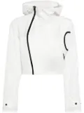 Hyein Seo hooded cropped shell jacket - White