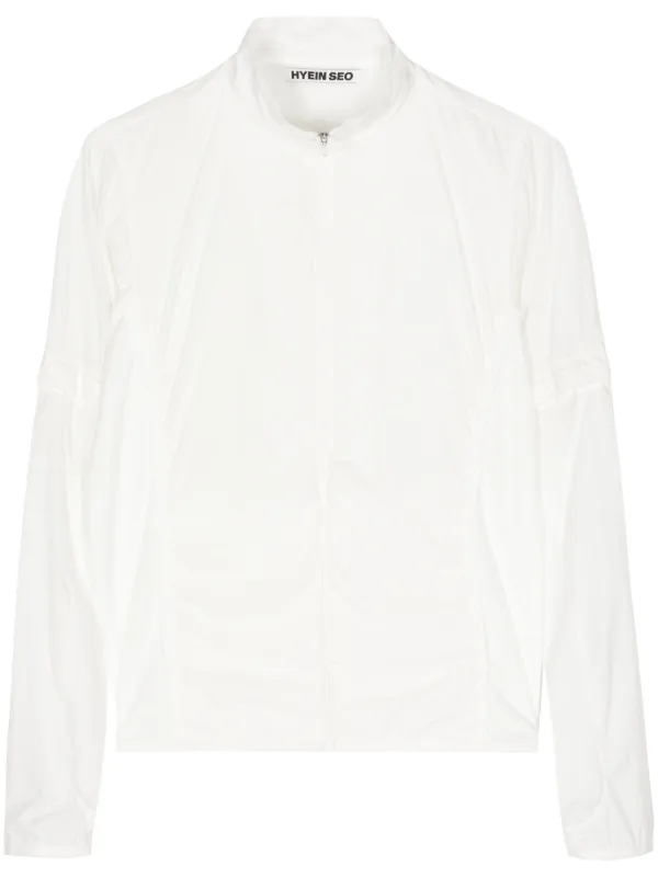 最先端 Jacket zip-up mock-neck Seo Hyein | GE FARFETCH | White ウェア