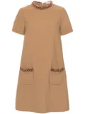 Viktor & Rolf bead-embellished dress - Brown