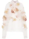 Viktor & Rolf floral-embroidery long-sleeve blouse - Pink