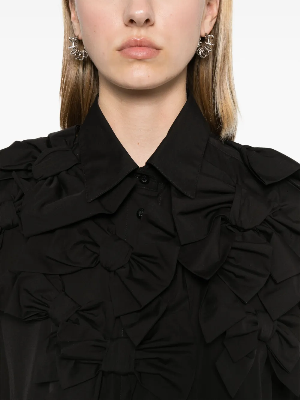 Viktor & Rolf Shirtjurk met strikdetail Zwart