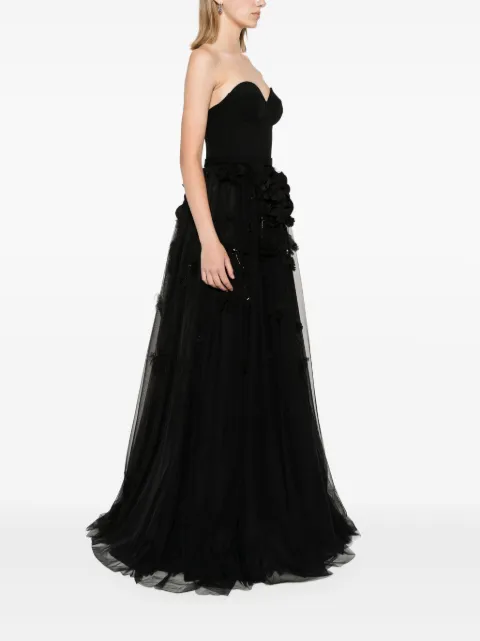 Viktor & Rolf floral-appliqué dress ED04322 - 2