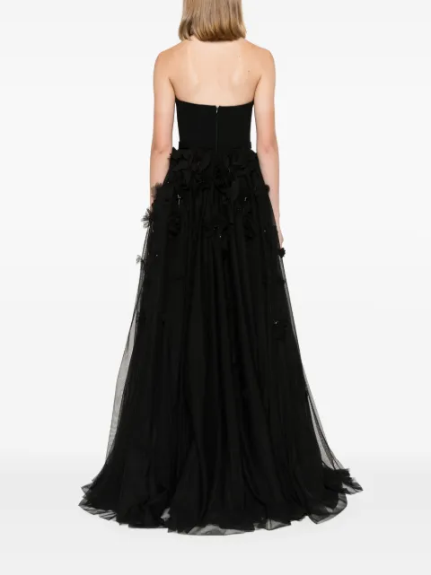 Viktor & Rolf floral-appliqué dress ED04322 - 3