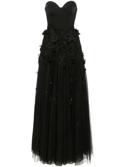 Viktor & Rolf floral-appliqué dress