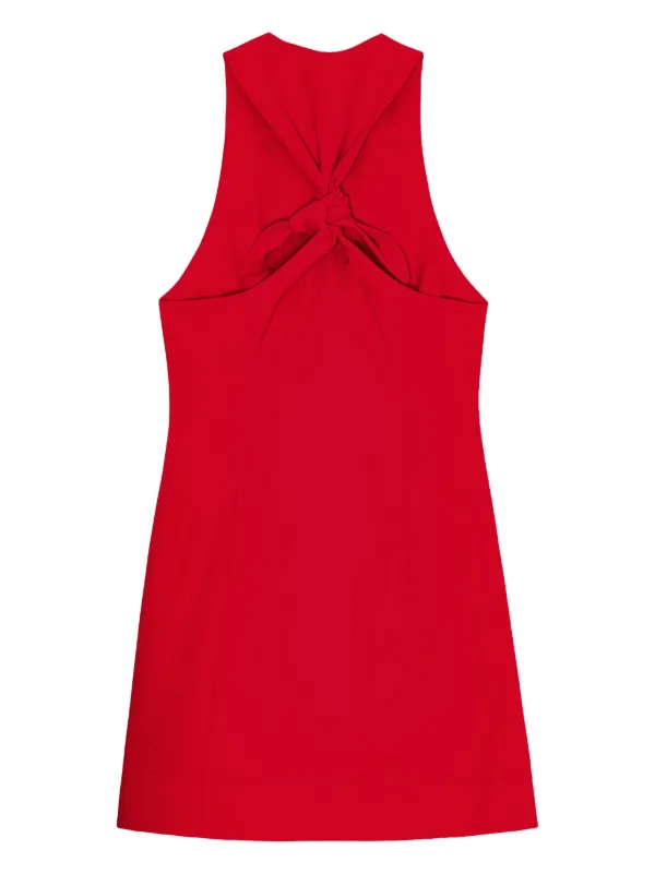 mini long sleeve wrap dress Satin Bell Long Sleeve Wrap Mini Dress in Magenta [Available in Sizes SM-L] S / Magenta