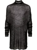Rick Owens Shroud open-knit jumper - Black