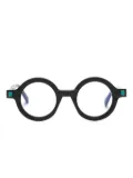 Kuboraum Q7 round-frame glasses - Black