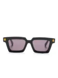 Kuboraum Q2 rectangle-frame sunglasses - Black