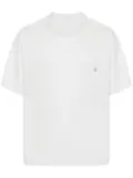 Ten C logo-patch cotton T-shirt - Grey