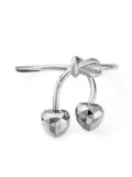 Jimmy Choo Faceted polished-finish bracelet - Silver