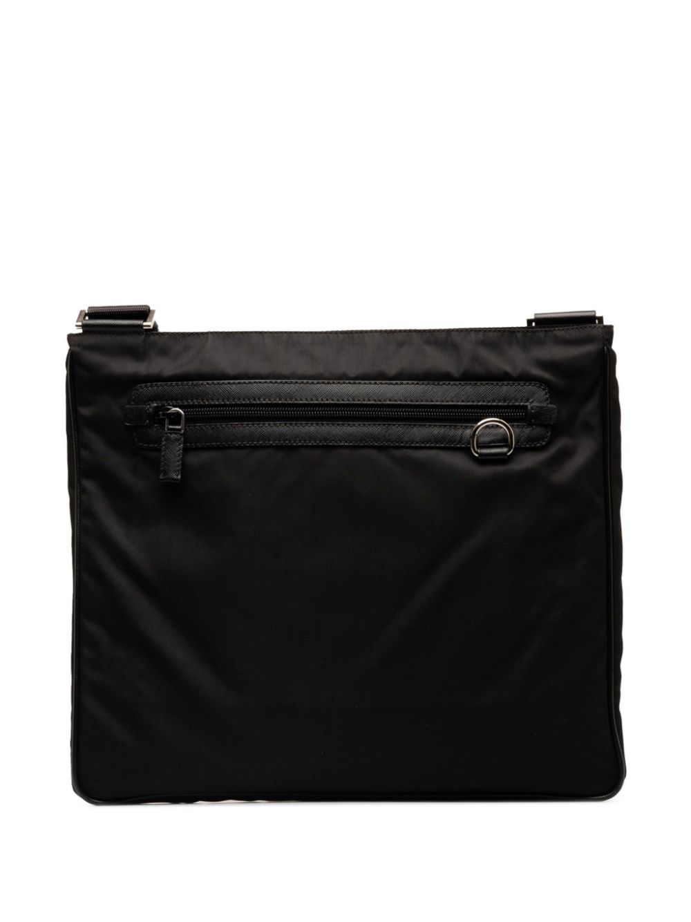 Prada Pre-Owned 2013-2023 logo-appliqué crossbody bag - Zwart
