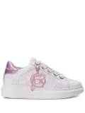 Karl Lagerfeld Kapri NFT monogram leather sneakers - Pink