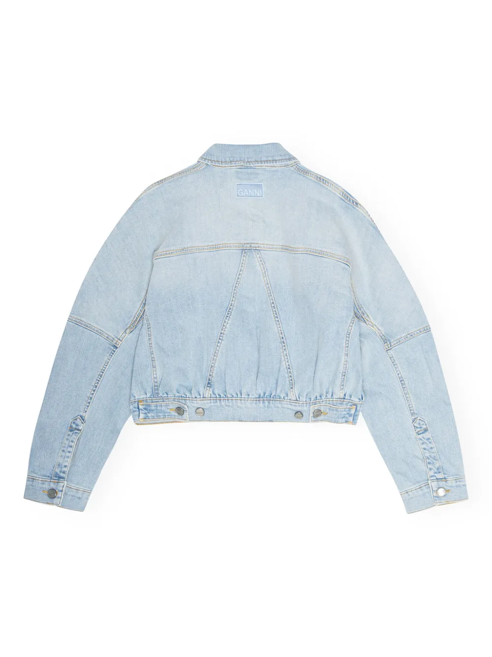 GANNI cropped denim jacket Women