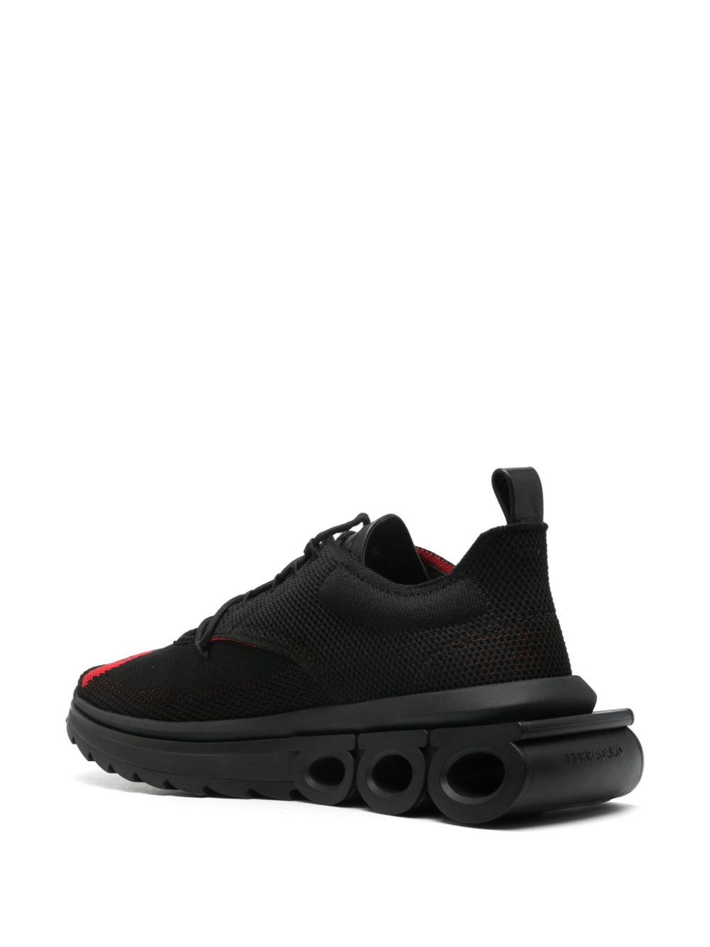 Ferragamo knitted running sneakers Black