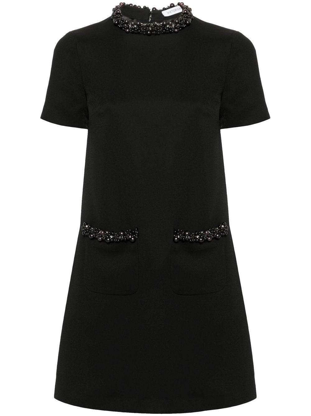 Viktor & Rolf bead-embellished dress - Black