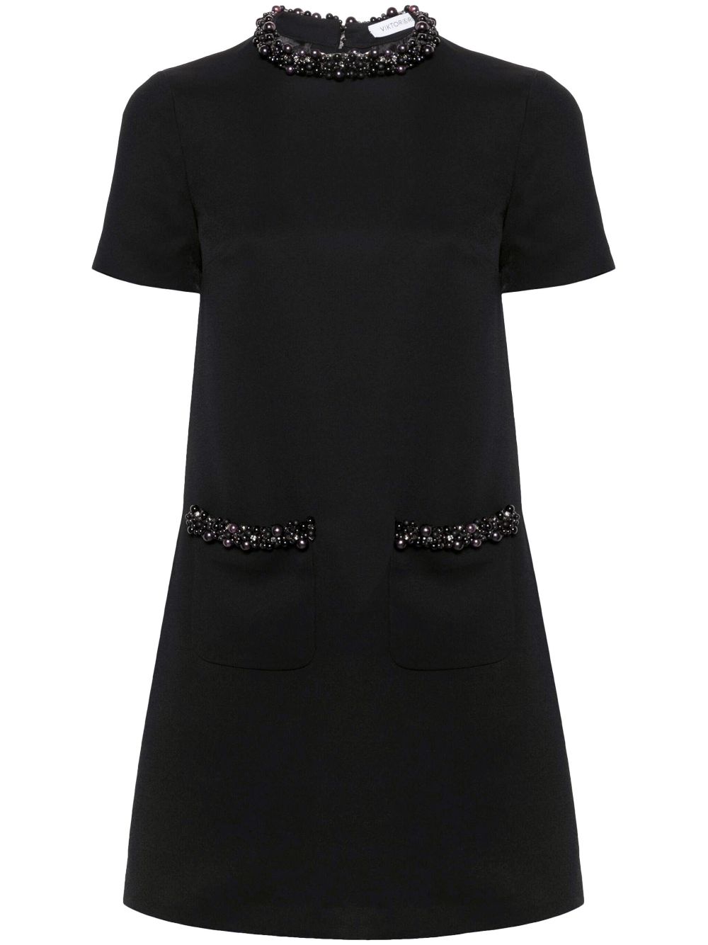 Viktor & Rolf bead-embellished dress - Black