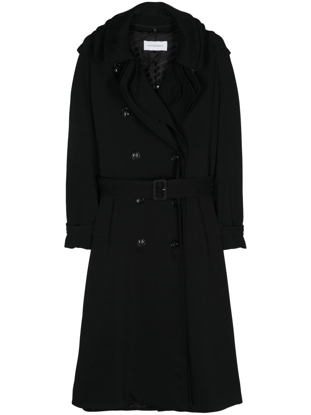 Viktor & Rolf layered trench coat - Black