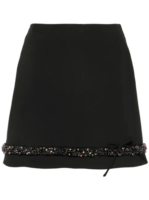 Viktor & Rolf falda corta con apliques