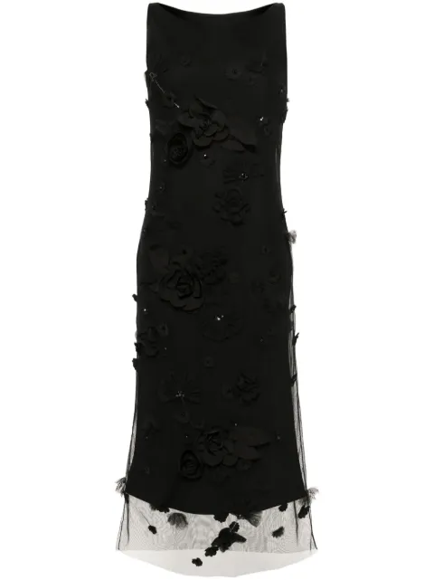 Viktor & Rolf floral-appliqué dress