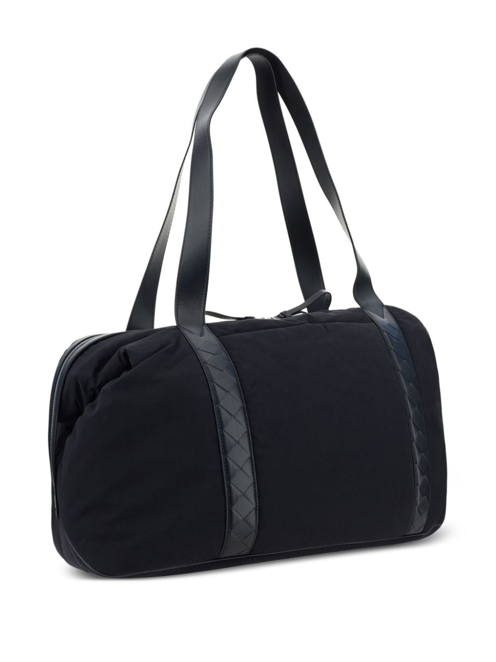 Shop Bottega Veneta Large Crossroad Holdall Bag In Black