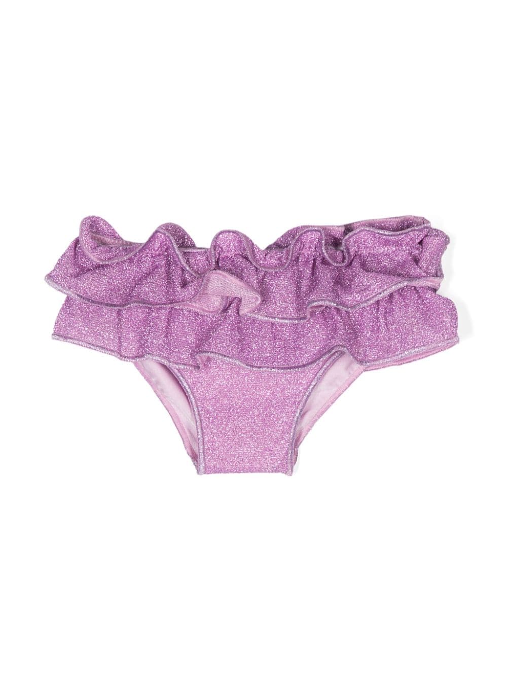 Oseree Babies' Ruffled Bikini Briefs In Purple