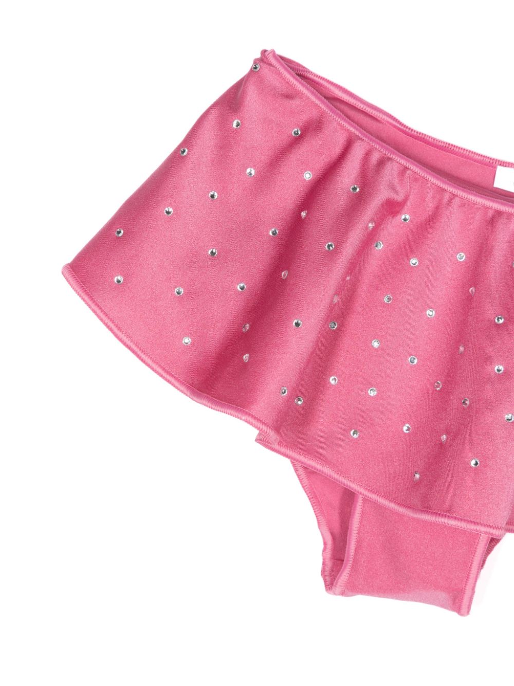 Shop Oseree Crystal-embellished Bikini In Pink