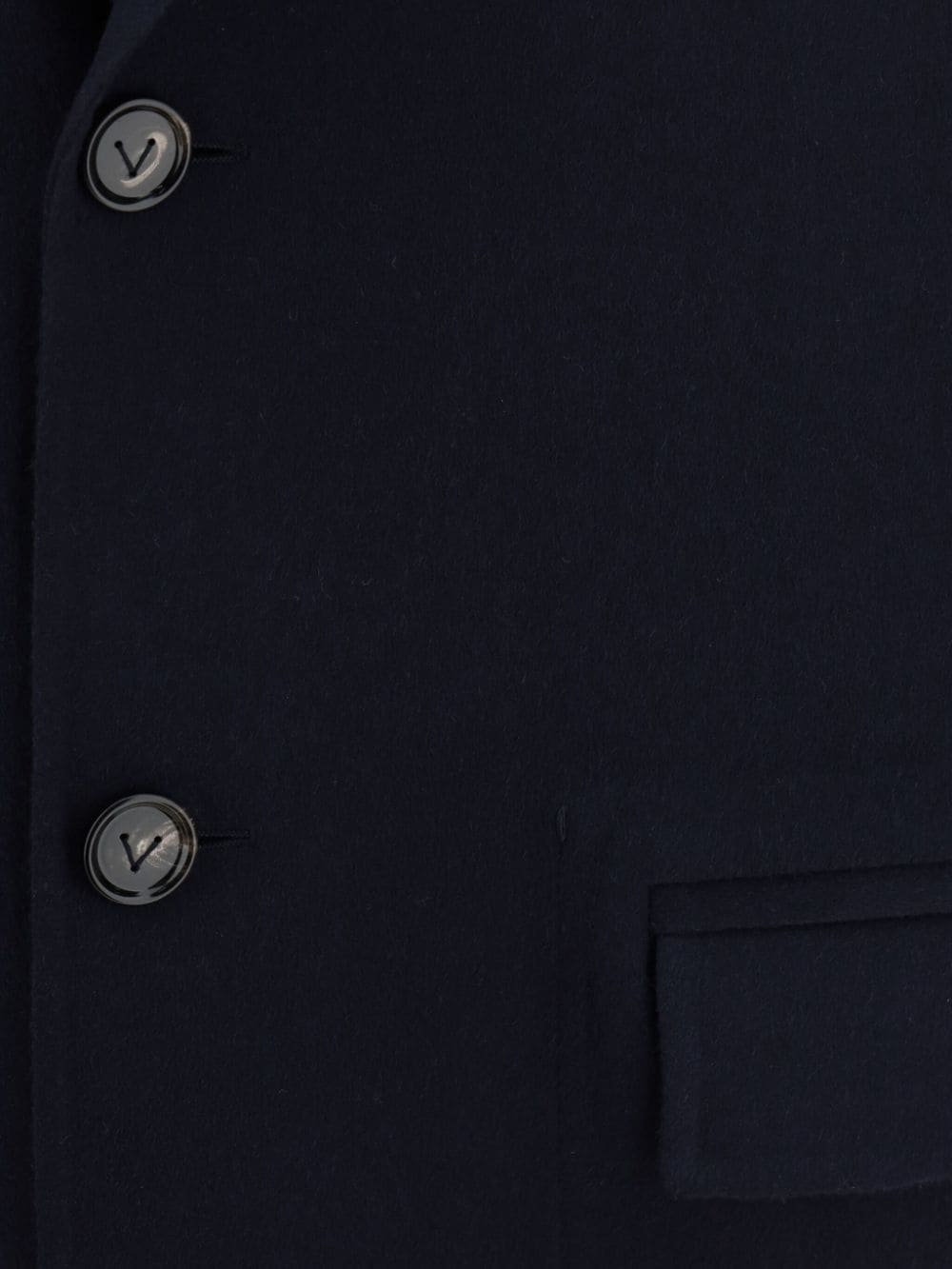 Shop Bottega Veneta Notched-lapel Single-breasted Coat In Blue