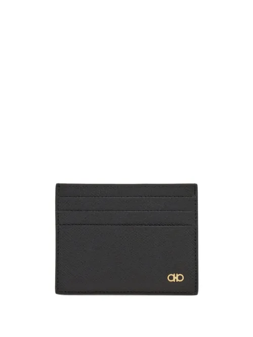 Porte-cartes Gancini en cuir - Ferragamo - Modalova