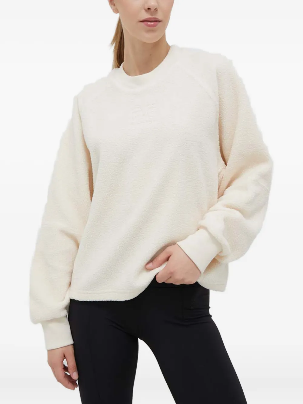 P.e Nation Embossed Sweatshirt In Neutral