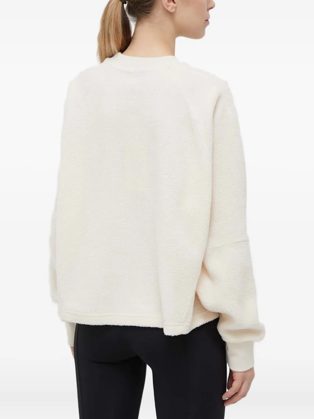 P.e Nation Embossed Sweatshirt In Neutral