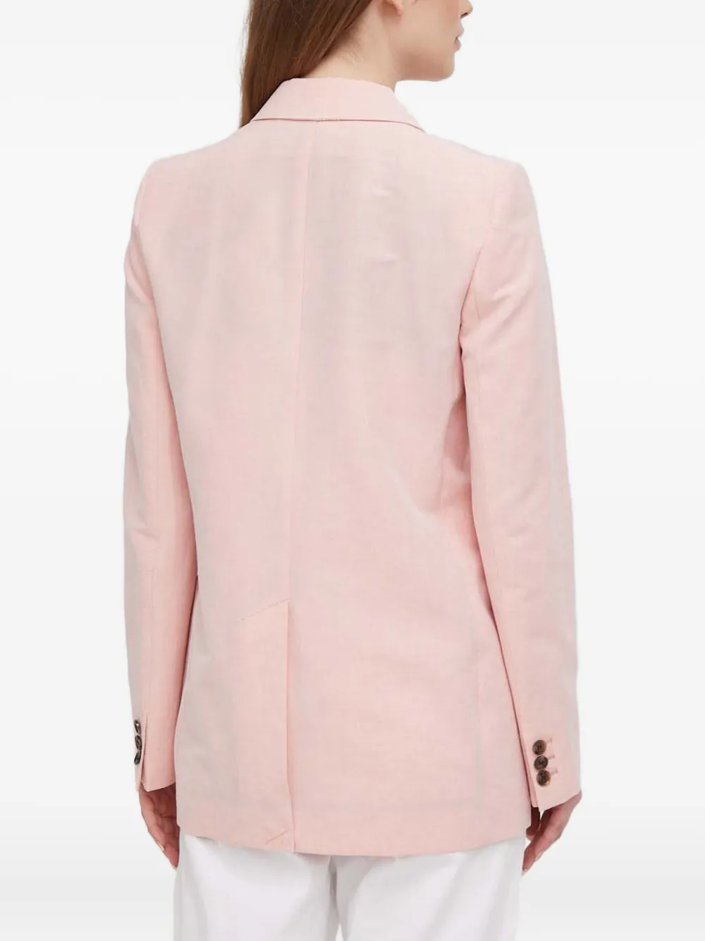 Barbour Single-button Blazer In Pink