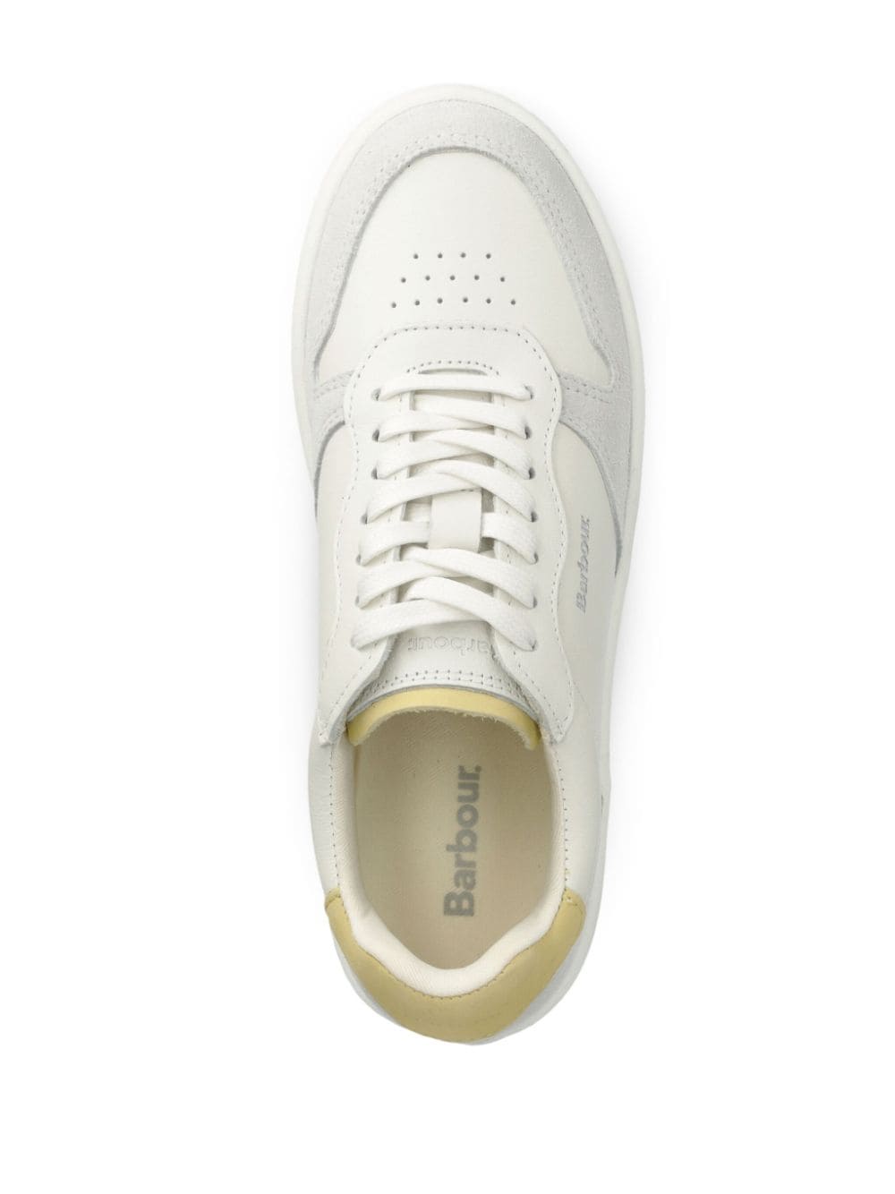 Shop Barbour Celeste Sneakers In White