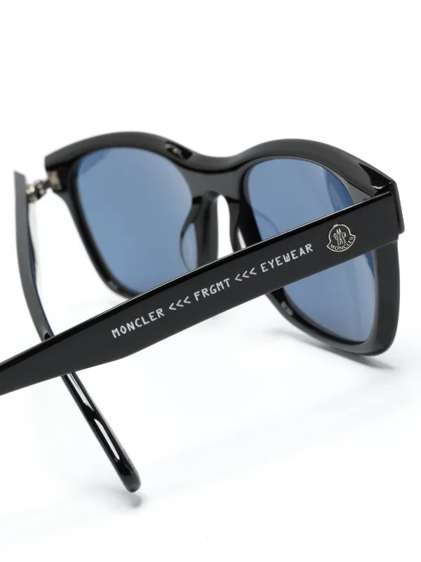 【送料&関税込】Moncler Square Frame Sunglasses - Unisex Moncler Eyewear square-frame Sunglasses | Black | FARFETCH BH