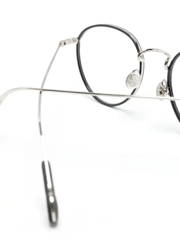 Moncler Eyewear round-frame Glasses | Black | FARFETCH MY