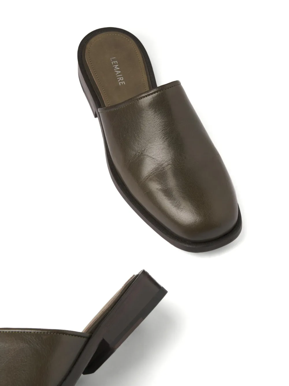 【関税込み】LEMAIRE ブラック Square ミュール LEMAIRE square-toe 35mm Mules | Black | FARFETCH