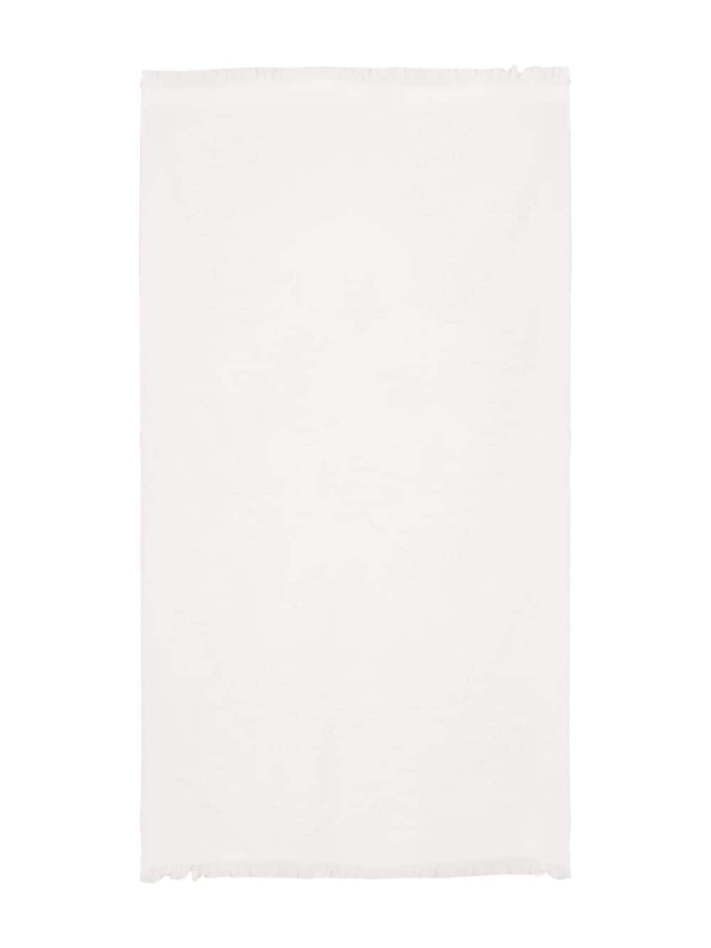 Shop Vilebrequin Santah Organic-cotton Beach Towel In White
