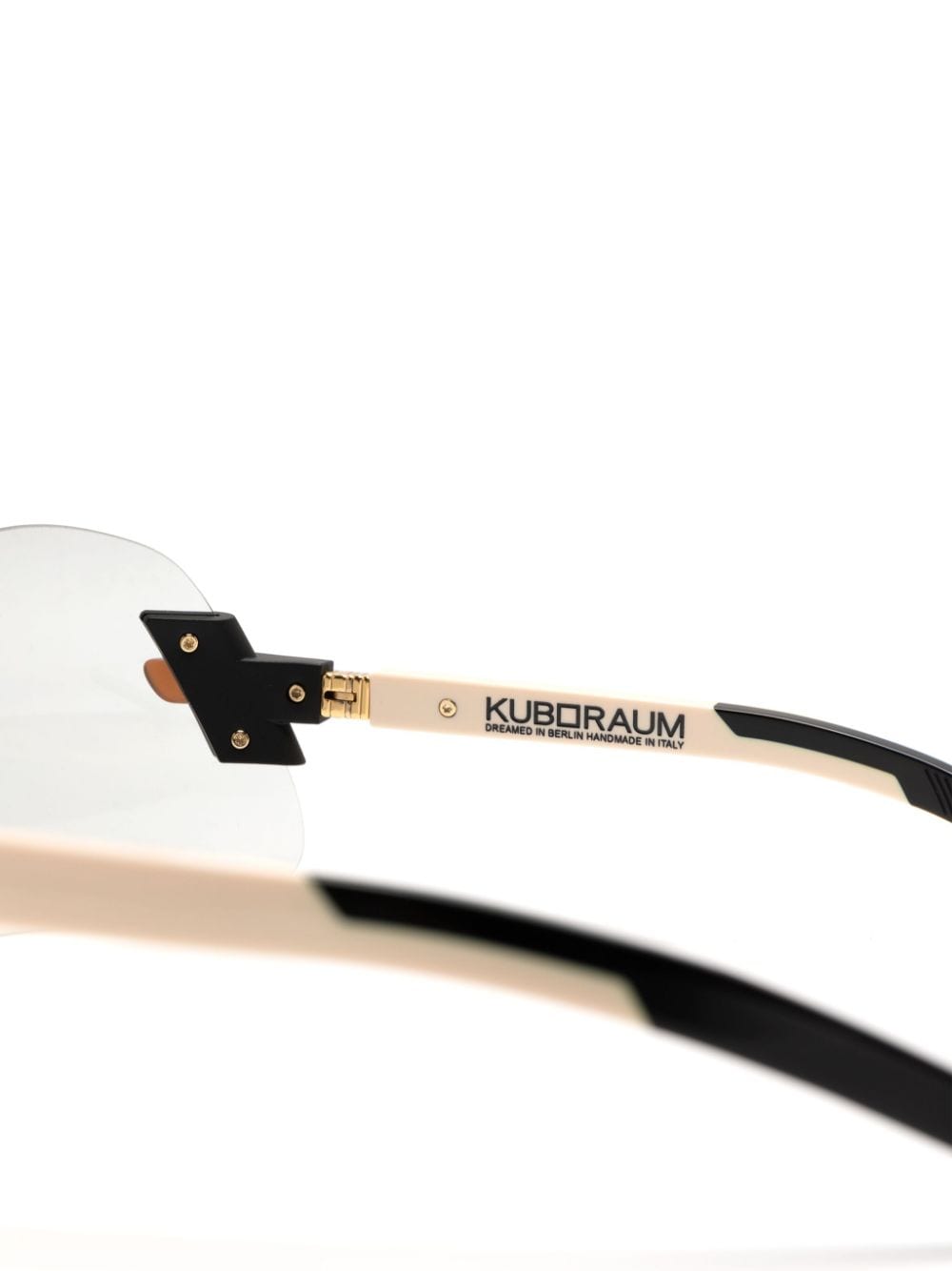 Kuboraum E50 zonnebril met oversized montuur Zwart