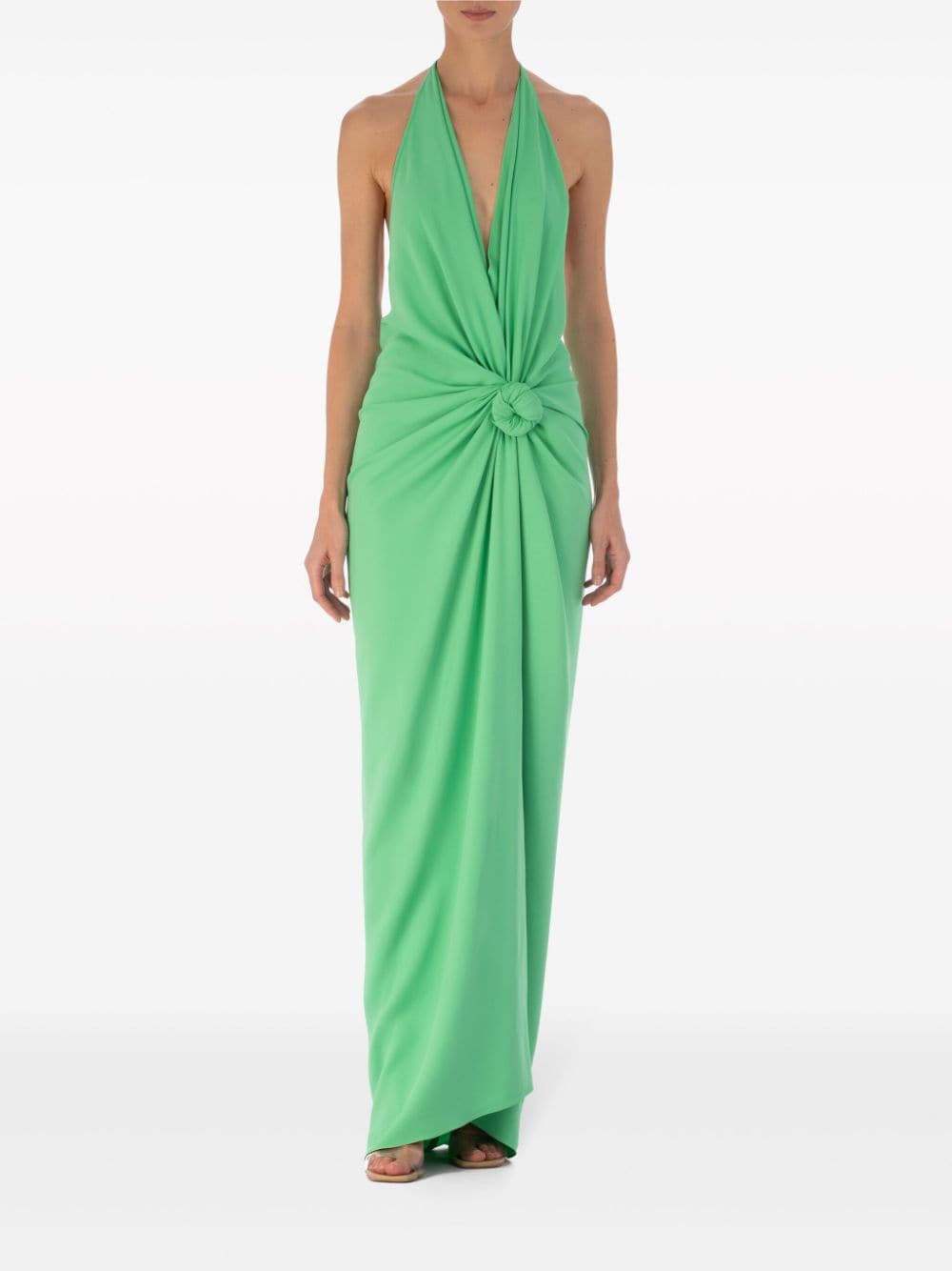 Silvia Tcherassi Maxi-jurk - Groen