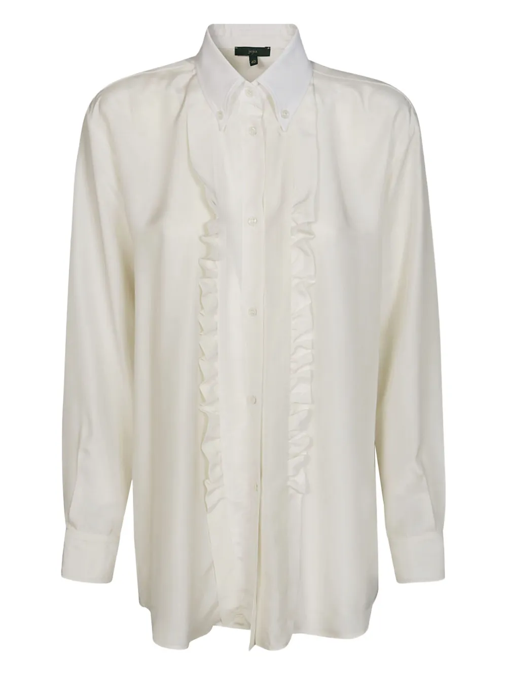 Jejia Therese ruffled-trim shirt | Neutrals | Image 1