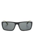 Ferrari rectangle-frame sunglasses - Black