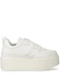 Inuikii Colette Low Blue platform sneakers - White