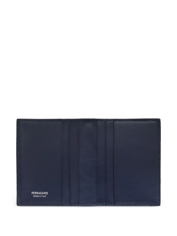 【関税込み】FERRAGAMO Wallets & Card holders Ferragamo Gancini crocodile-embossed Card Holder | Blue