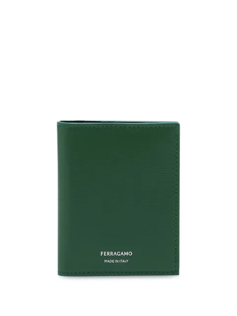Ferragamo logo-stamp card holder