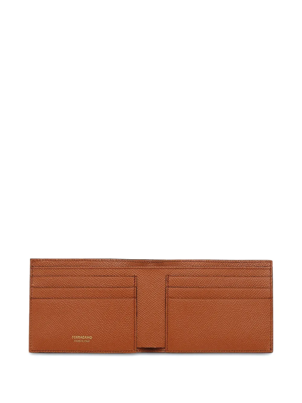 Ferragamo Leren portemonnee Bruin