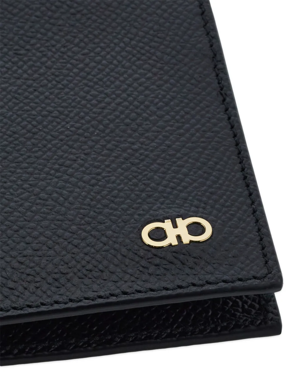 Ferragamo Portemonnee met Gancini-plakkaat Zwart