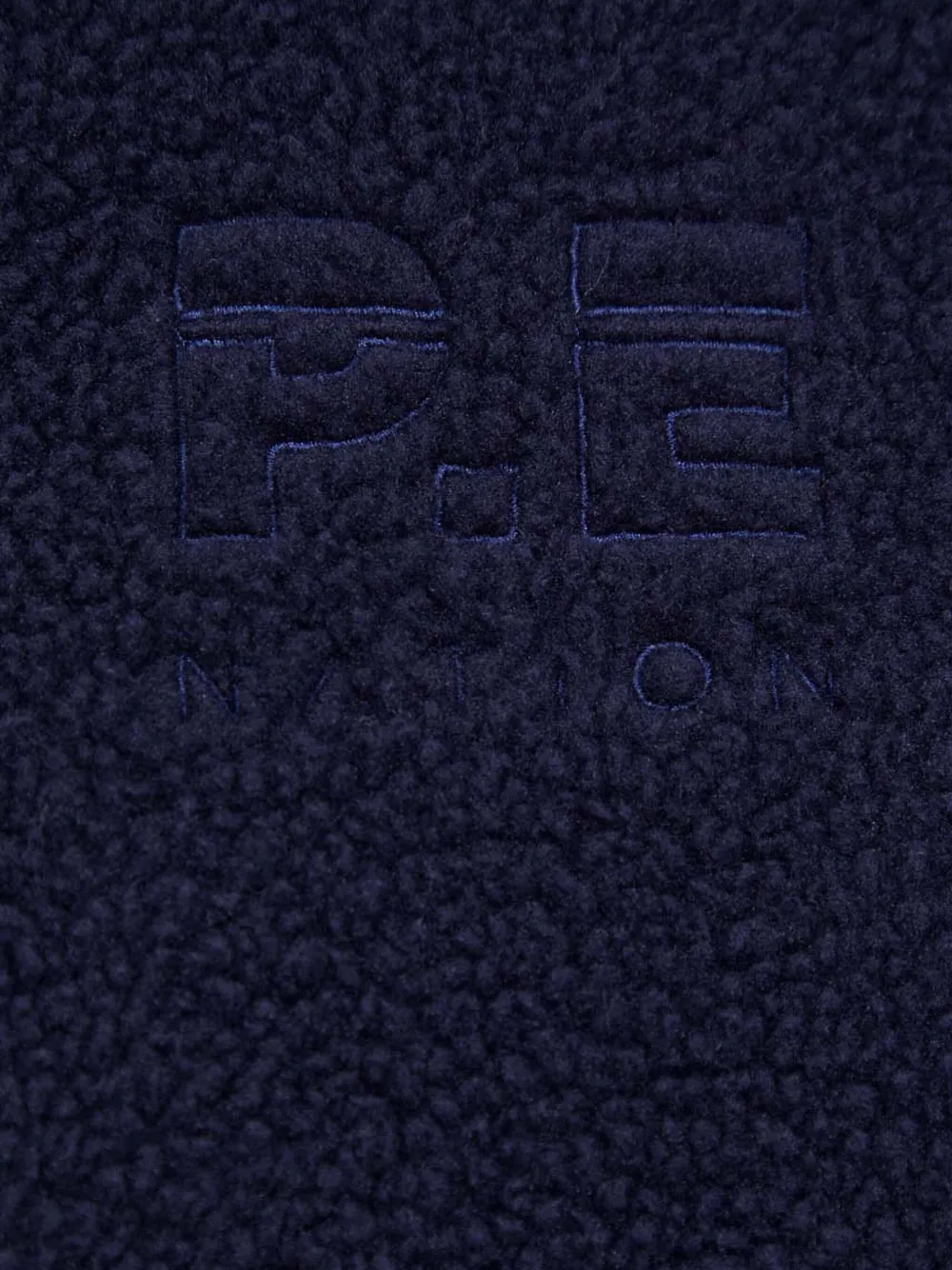 P.e Nation Embossed Crew-neck Sweatshirt In Blue