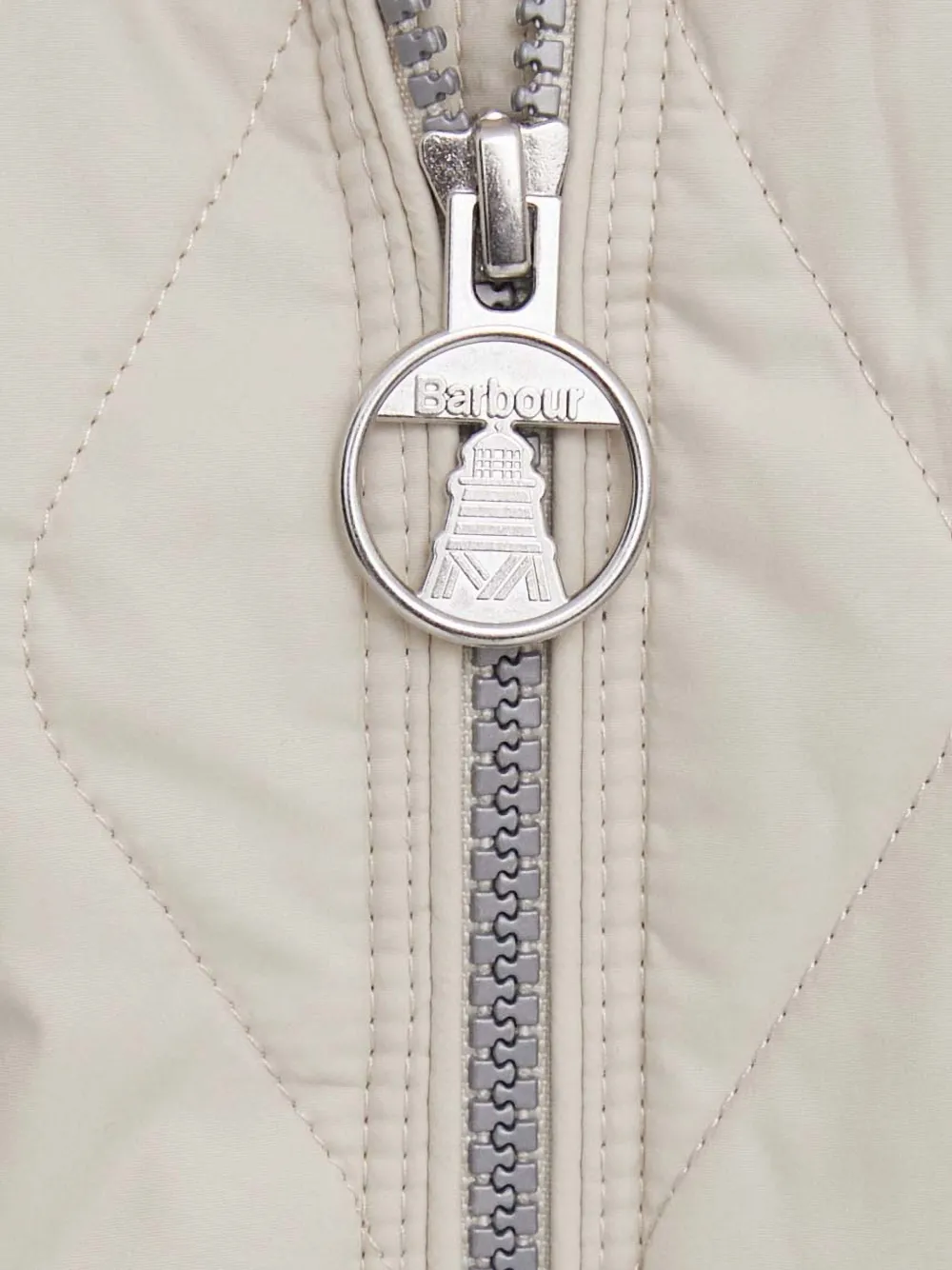 Barbour Quilted Hooded Jacket In Neutral